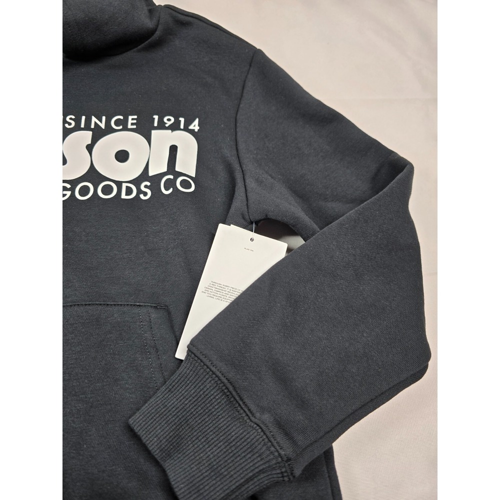 Wilson Sporting Goods Youth Black Hoodie Boys Size Small New Athletic Pullover - Picture 3 of 8